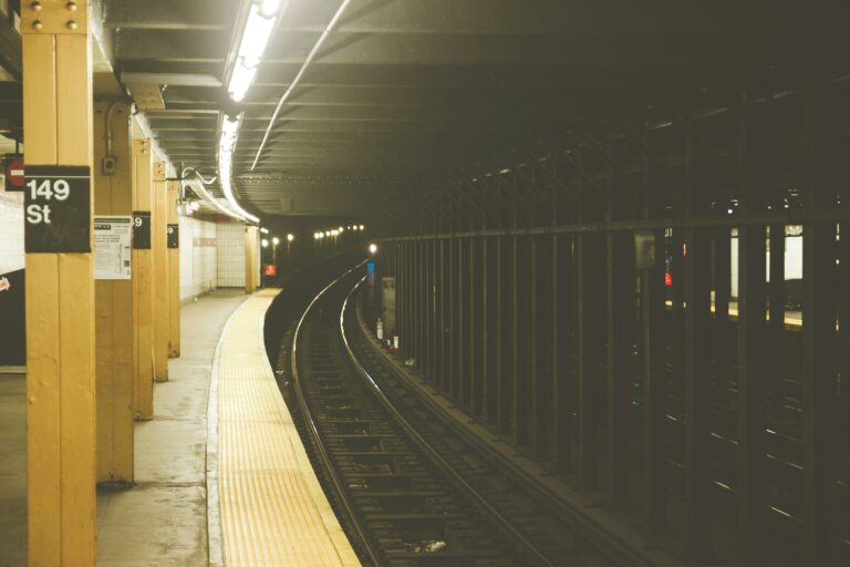 Subway station in the Bronx, NYC