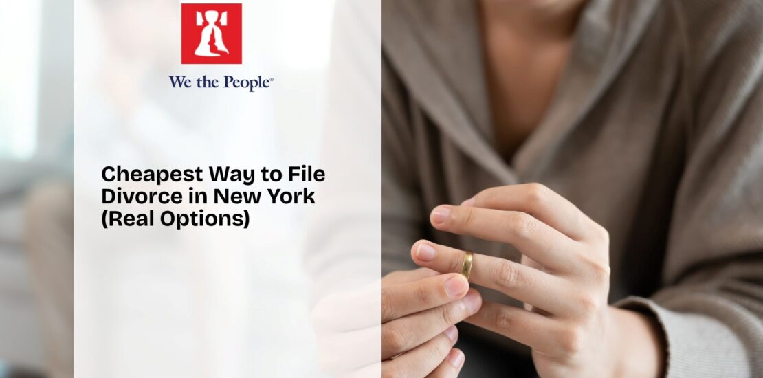 Cheapest Way to File Divorce in New York