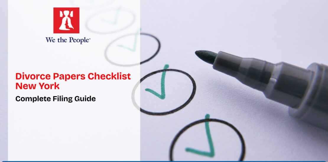 Divorce Papers Checklist New York